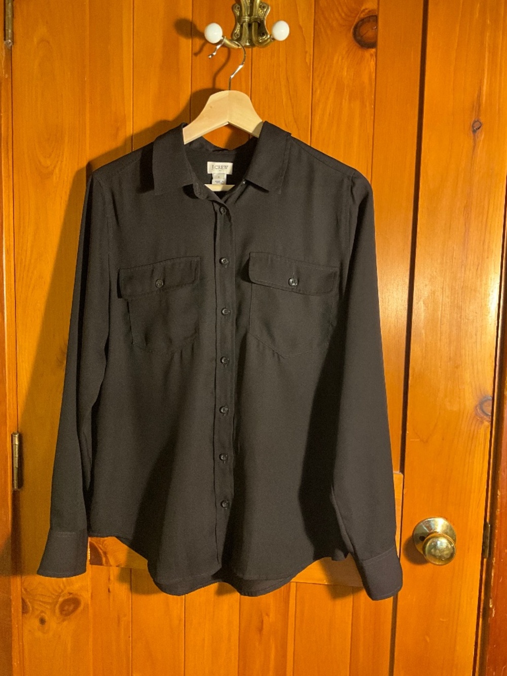 J.Crew Chocolate Blouse